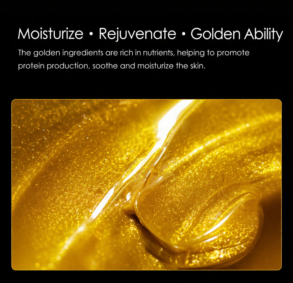 Gold Hyaluronic Acid Facial Mask – Brightening & Deep Hydration Sheet Mask