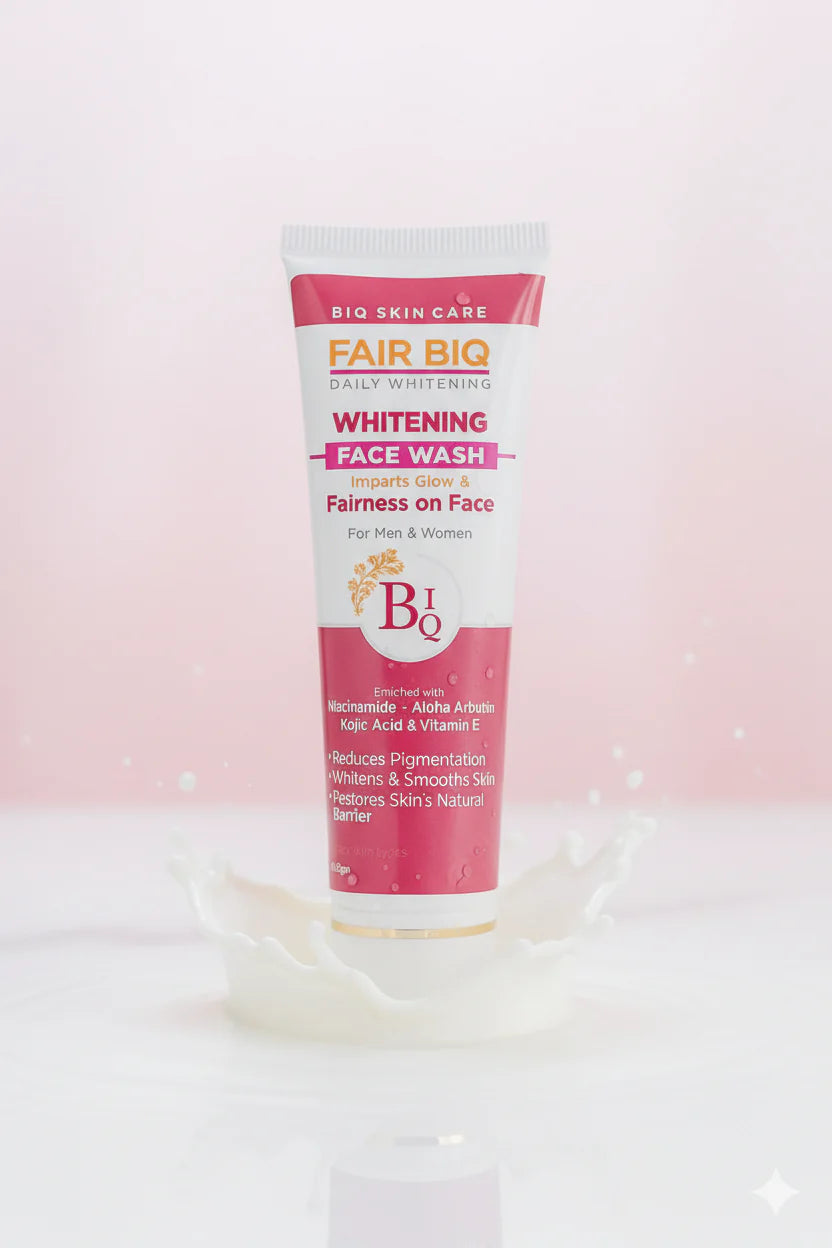 Fair BIQ Whitening Face Wash – Deep Cleanser for Bright & Clear Skin